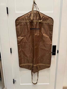 Burberry Tan Logo Garment Cover